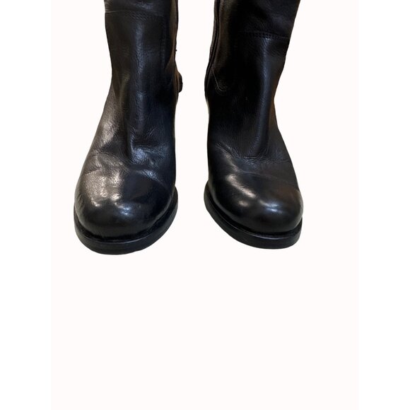 Boemos women’s Italian made black leather below knee boots 6.5 SKU 5551 - Picture 3 of 14